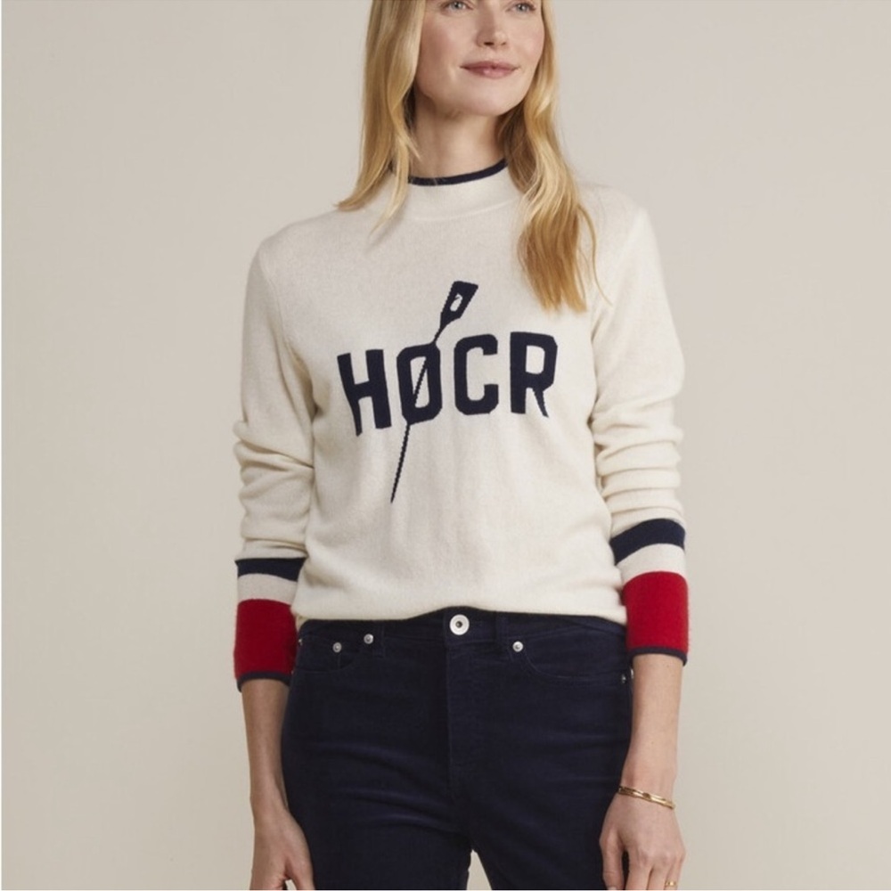 Vineyard Vines Off White Cashmere Sweater Limited Edition